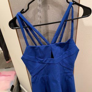 BCBGMaxAzria blue mini party dress size 0